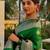 Green soft silk blend banarasi jacuard work designer party wear saree with unstitched blouse piece