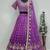  purple designer lehenga choli set 