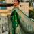 Green soft silk blend banarasi jacuard work designer party wear saree with unstitched blouse piece
