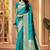 Rama soft silk blend banarasi jacuard work designer party wear saree with unstitched blouse piece