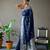 Blue grey soft silk blend banarasi jacuard work designer party wear saree with unstitched blouse piece