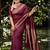 Maroon soft silk blend banarasi jacuard work designer party wear saree with unstitched blouse piece