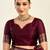 Maroon soft silk blend banarasi jacuard work designer party wear saree with unstitched blouse piece