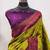 Lemon wine soft silk blend banarasi jacuard work designer party wear saree with unstitched blouse piece