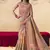 Pink embroidered silk blend saree