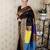 Black banarasi silk zari weaving saree with matching blouse piece