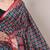 Traditional tasar silk printed saree with stylish viscose border