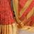  tasar silk printed saree with contrast viscose border
