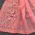Peach color embroidery and cut work border Crunchy silk Saree