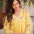 Yellow Thread Work Cotton Haldi Wear Pant Suit