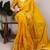 Yellow color Weaving  Crepe Saree