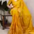 Yellow color Weaving  Crepe Saree