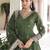 Dark green vichitra silk embroidered designer anarkali gown with dupatta