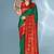 Green soft silk paithani zari weaving saree with contrast blouse piece