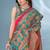 Pink soft silk paithani zari weaving saree with contrast blouse piece