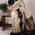 cream color Zari Weaving Work Poly Cotton  Saree
