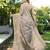 Grey organza silk bandhani patola weaves saree with matching blouse piece