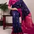purple color Zari Weaving Work Poly Cotton  Saree