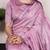 Light Magenta color Woven With Zari Weaving   Cotton Silk Saree