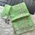 Light Green Color gotapatti work Kota doriya fabric Saree