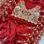 Red Color Seqnce Work Embroidery Silk Saree