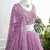 Lavender Hand Embroidery Star Georgette Lehenga Choli Set with Dupatta