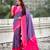 Patola silk ikkat zari weaving saree with contrast blouse piece