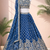 Blue Thread & Sequins Work Fox Georgette Embroidered Lehenga Choli with Dupatta