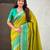 Patola silk ikkat zari weaving saree with contrast blouse piece