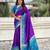 Patola silk ikkat zari weaving saree with contrast blouse piece