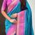 Patola silk ikkat zari weaving saree with contrast blouse piece