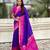 Patola silk ikkat zari weaving saree with contrast blouse piece