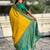 Patola silk ikkat zari weaving saree with contrast blouse piece