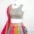 Multicolor Thread & Sequins Work Candy Silk Embroidered Lehenga Choli with Dupatta