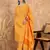 Yellow floral print cotton straight kurta pant with dupatta set