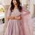 Deauville Mauve Purple Chanderi Lehenga set
