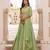 Arcadian Green Silk Lehenga Set