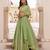 Arcadian Green Silk Lehenga Set
