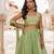 Arcadian Green Silk Lehenga Set