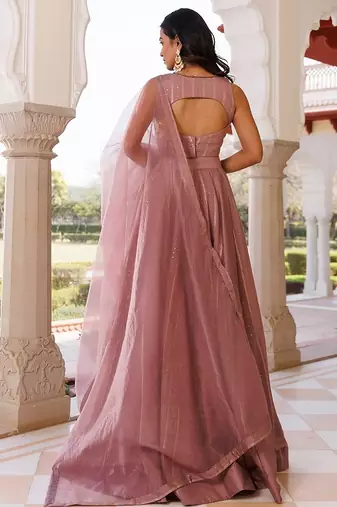 Ash Rose Lehenga Set