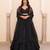 Diamente Black Organza Lehenga Set