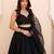 Diamente Black Organza Lehenga Set