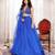 Dazzle Blue Organza Lehenga Set