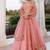 Peach Fuzz Embroidered Organza Lehenga Set