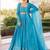 Heaven Mist Blue Cotton Lehenga Set