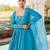 Heaven Mist Blue Cotton Lehenga Set
