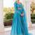Heaven Mist Blue Cotton Lehenga Set