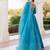 Heaven Mist Blue Cotton Lehenga Set