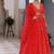 Red Cherry Mirror Work Embroidered Cotton Lehenga Set