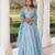 Coastal Blue Lehenga Set